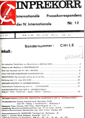 Umschlag, Inprekorr Nr. 12