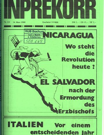 Umschlag, Inprekorr Nr. 121