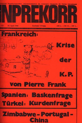 Umschlag, Inprekorr Nr. 123