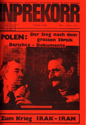 Umschlag, Inprekorr Nr. 127