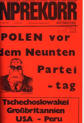 Umschlag, Inprekorr Nr. 7 (135)