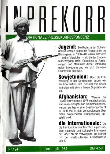Umschlag, Inprekorr Nr. 194