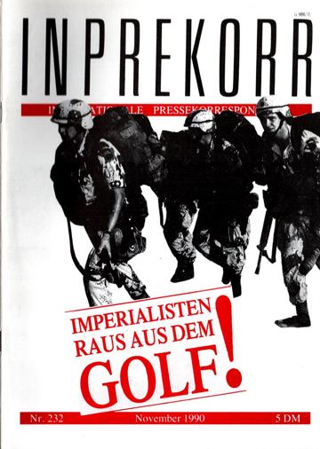 Umschlag, Inprekorr Nr. 232