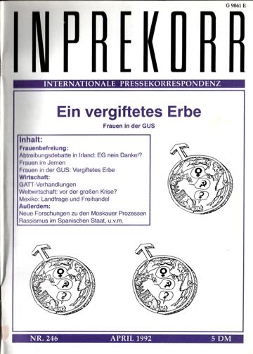 Umschlag, Inprekorr Nr. 246