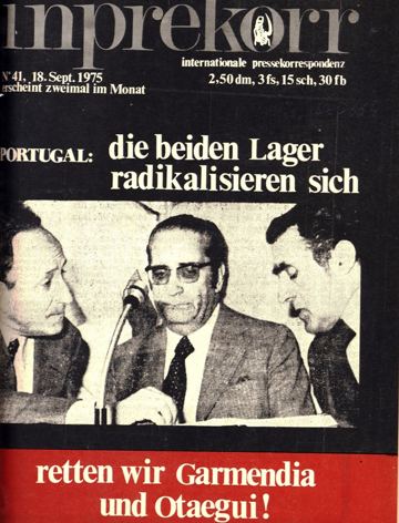 Umschlag, Inprekorr Nr. 41